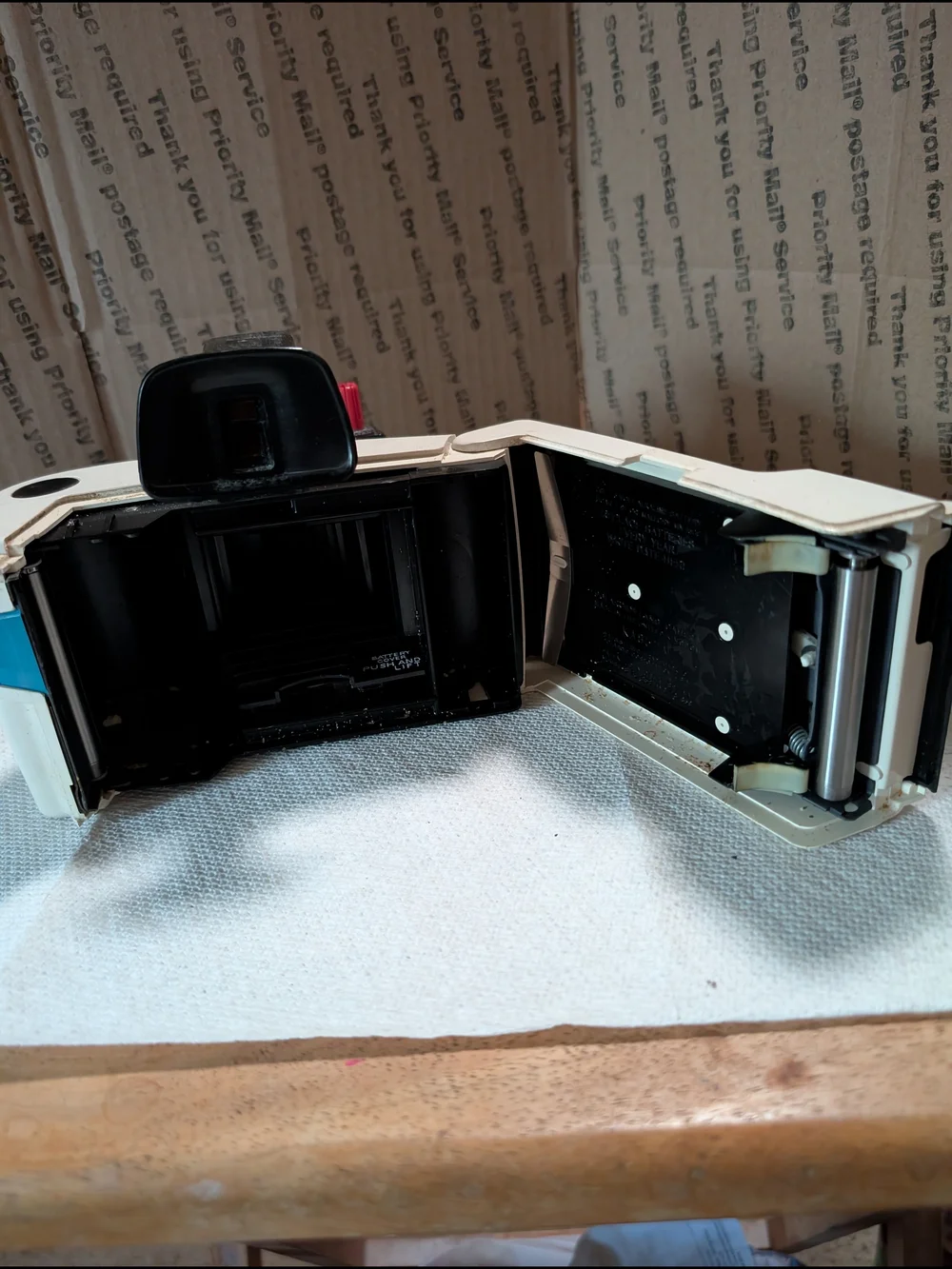 Polaroid Swinger Style Instant Camera - White and Black
